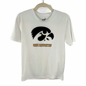 Iowa Hawkeyes White Athletic Performance T Shirt